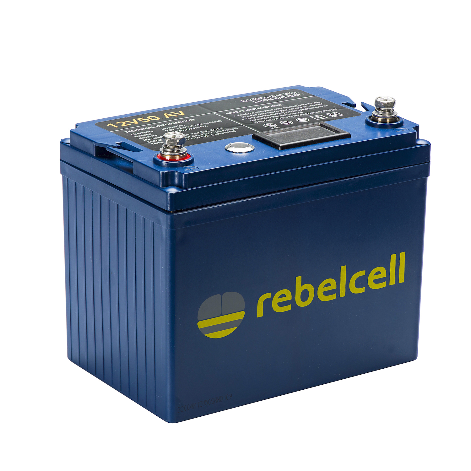Justitie auditorium sticker 12 volt 50Ah Lithium accu | Rebelcell | Portable energie voor buiten