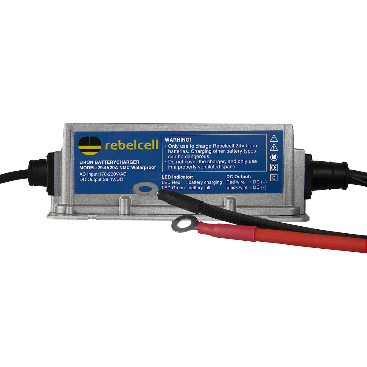 Chargeur 29.4V20A étanche, Rebelcell